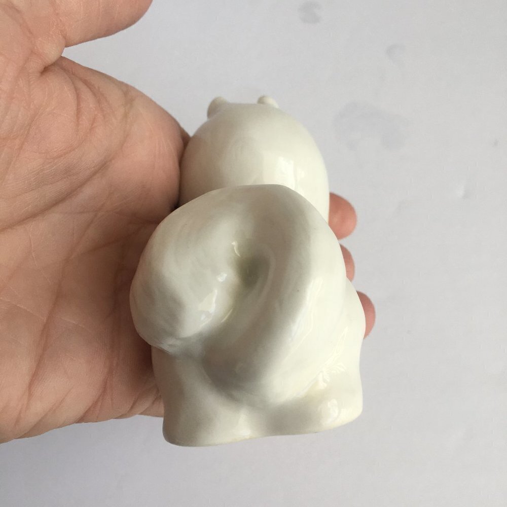 Vintage Dog Figurine Statue - Russian Japanese Spitz or Samoyed Made in USSR - Picture 5 of 9